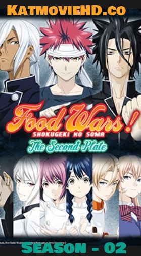 18+ Food Wars! The Second Plate 720p – 1080p  [ All 13 Eps ] ( Shokugeki no Souma S02 ) Download