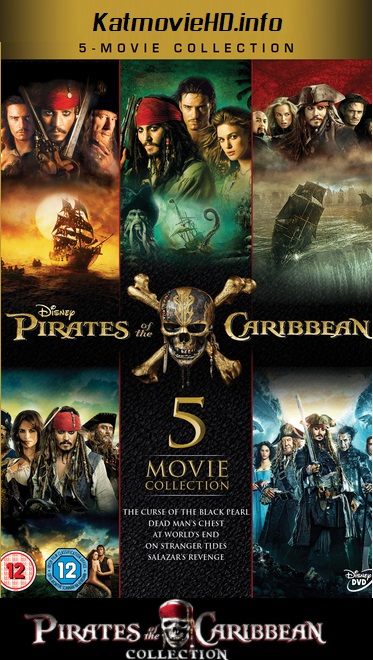 Pirates Of The Caribbean 1, 2, 3, 4, 5 – 2003-2017 Bluray Dual Audio 1080p 720p 480p Hindi English Johnny Depp