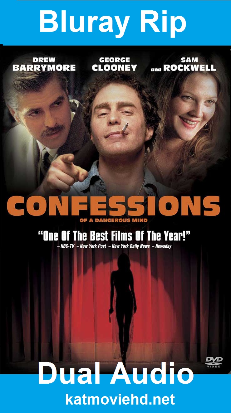 Confessions of a Dangerous Mind 2002 720p 480p BRRip x264 ESub Dual Audio [Hindi – English 2.0] Download | Watch Online
