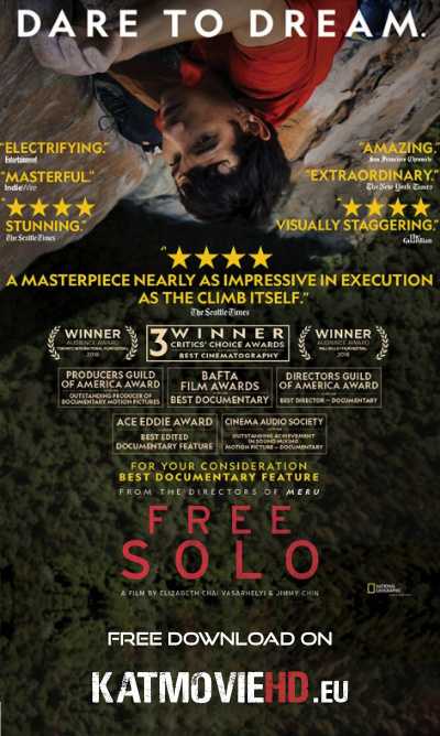 Free Solo (2018) BluRay 720p & 1080p Full Movie | Esubs