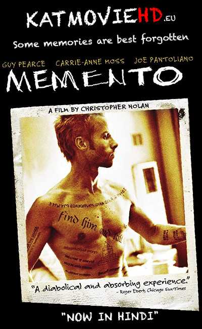Memento (2000) Dual Audio [ In Hindi + English] | BluRay 480p / 720p / 1080p HD .