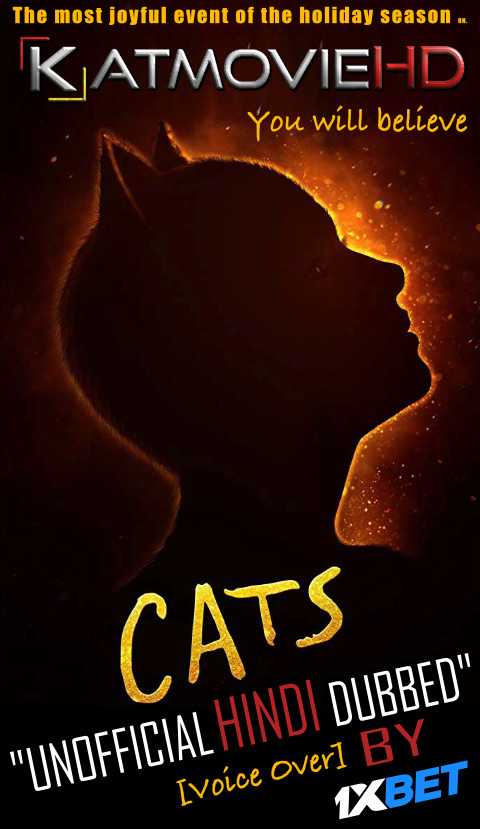 Cats (2019) HC HDRip 720p Dual Audio Hindi (Unofficial VO by 1XBET)  Full Movie