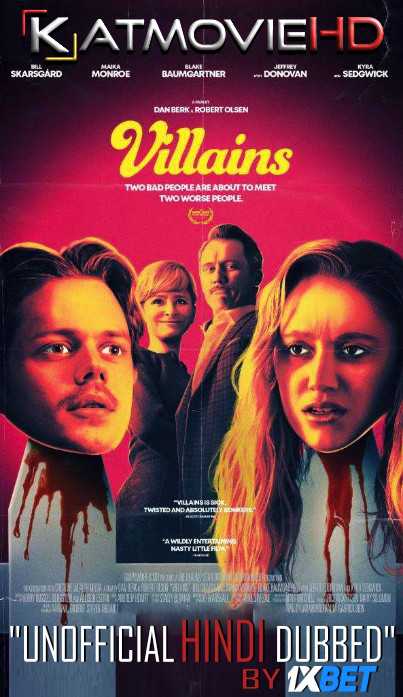 Villains (2019) HDRip 720p Dual Audio [English (ORG) + Hindi (Unofficial VO by 1XBET) ]