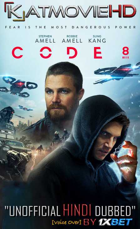 Code 8 (2019) HDRip 720p Dual Audio [English (ORG) + Hindi (Unofficial VO by 1XBET) ]
